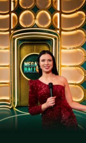 Mega Ball slot by Evolution at Dracula